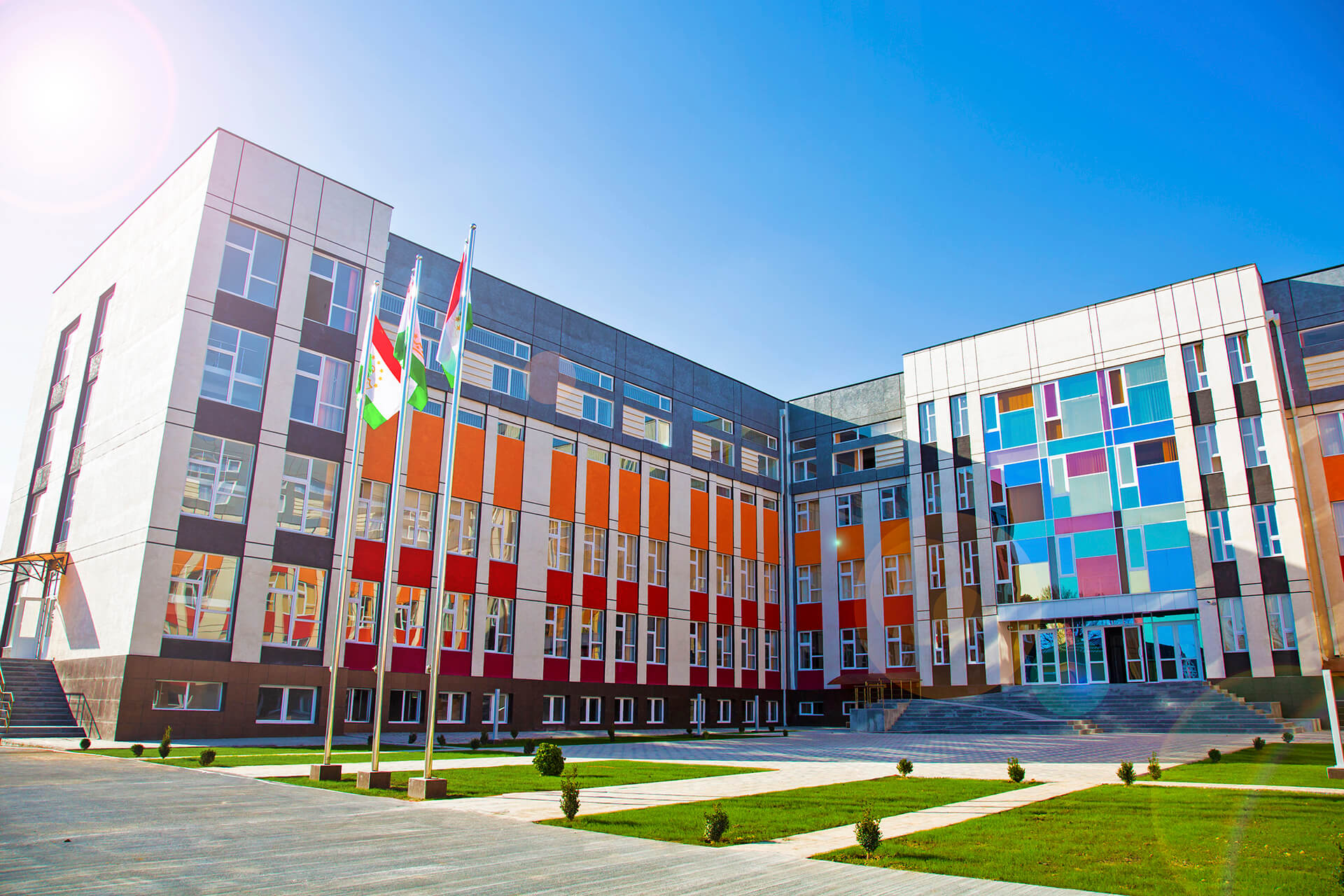 Открытие школы №6 в Душанбе